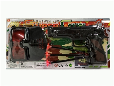 Hand wooden needle gun with a mask - OBL772648