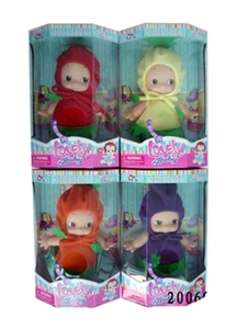 9 inches music doll (4 color, orange) - OBL772693