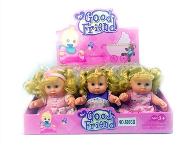 9 inches live music eye dolls (12 / box) - OBL773132