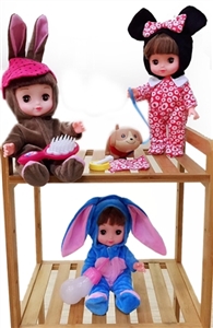 12 inch dolls (with cartoon dog bone bottle comb) - OBL773153