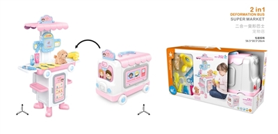 2 in 1 pet store deformation of the bus - OBL773404