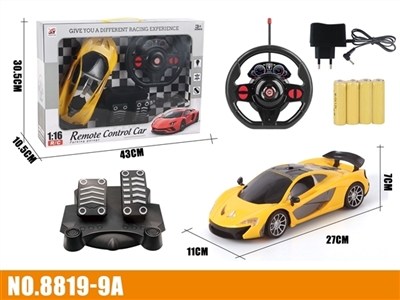 四通遥控 黑窗 迈凯轮 1:16 重力感应+脚踏 - OBL773763