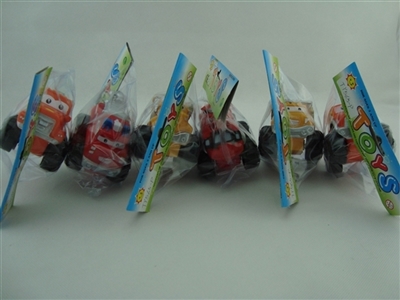 Cartoon mountain bike/engineering rescue vehicle series six conventional (soft rubber lining plastic - OBL774006