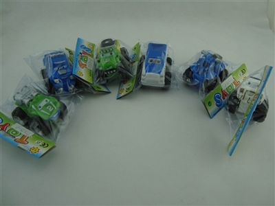 Cartoon mountain bike/car series six conventional (soft rubber lining plastic slide wheel function) - OBL774008