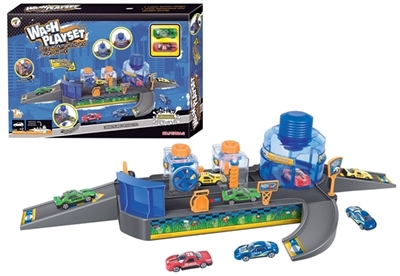 Slide carwash 2 little alloy car - OBL774178