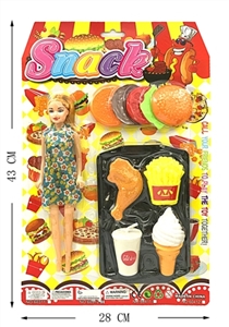 Barbie with fast food - OBL774400