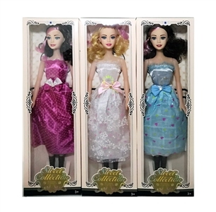 22 inch dress empty handed barbie English music IC three orange - OBL774623