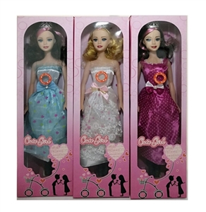 22 inch dress empty handed barbie English music IC with conventional crown three items - OBL774624
