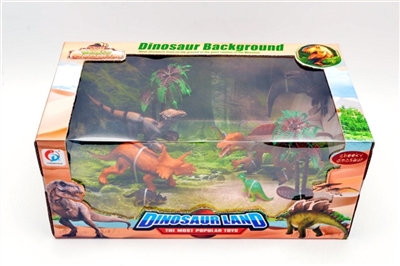 PVC实身仿真恐龙场景 - OBL774990