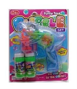 Dinosaur self-priming inertia flash bubble gun (with two bottles of water) - OBL775061