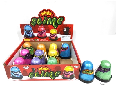 12 bottles blowing bubbles ninja crystal mud - OBL775066
