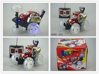 Four way remote control music tipper white wheel - OBL775155