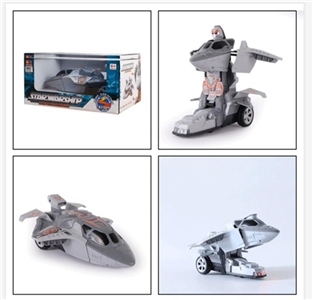 电动万向变形飞机（开窗盒）2色混装 - OBL775184