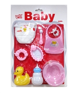 Diapers pan spoon scarf pacifier worms bell duck bottle douwei - OBL775235