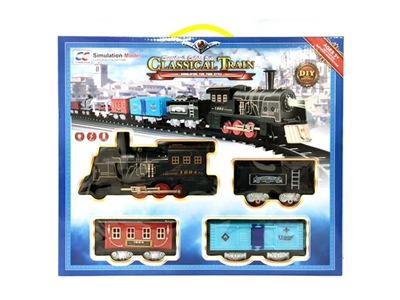 电动灯光音乐轨道火车 - OBL775244