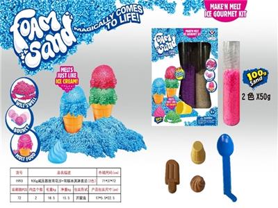 100 g decompression expansion snowflake sand ice cream ice cream suit - OBL805261
