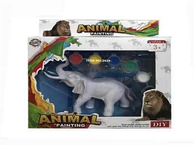 DIY动物彩绘-大象 - OBL805374