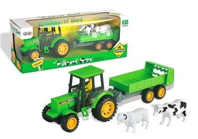 Inertial powder cut the farmer car cow sheep - OBL805531