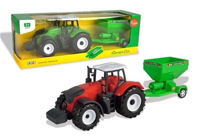 Inertia big farmer car tow mixing bucket red and green color - OBL805575