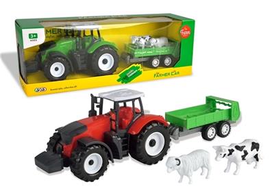 Inertial powder bucket farmer bring animals cows small sheep two color orange - OBL805580