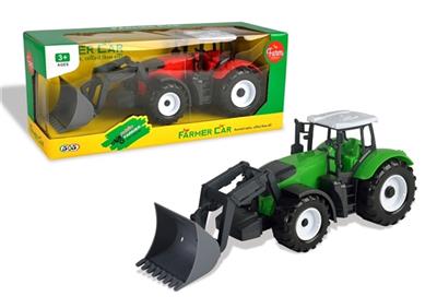 Inertial bulldozing the farmer car / 2 color red and green - OBL805599