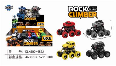 六轮四驱动回力带避震攀爬车 - OBL805866