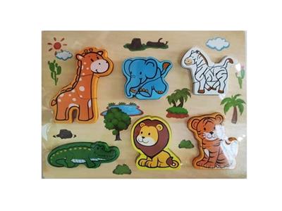 Wooden traffic puzzle - OBL806326