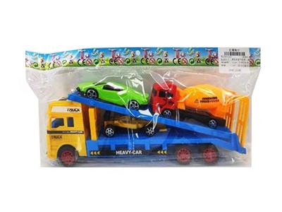 Inertial double platform car (yellow and blue) - OBL806649