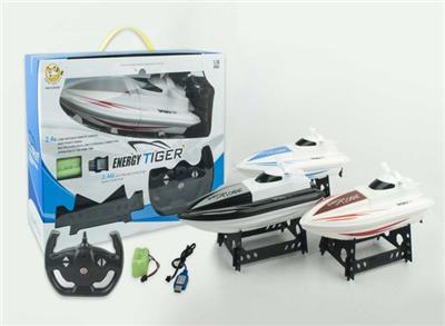 2.4G-4通遥控仿真船模快艇3色混装 - OBL807343