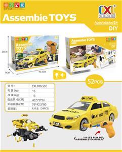 Gliding police car electric assembly with light and sound 3 ag13 (package electricity) electric drill 2 aa no package - OBL807482