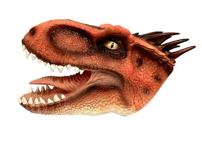 8寸变异迅猛龙手偶头（小） - OBL807509