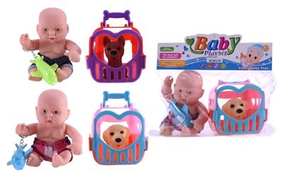 6寸塘胶娃娃配狗屋 - OBL807528