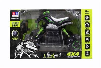 1/16特技沙滩摩托车带低灯光音乐 自动演示包电 3.7V锂电池 USB 带手表 - OBL807854