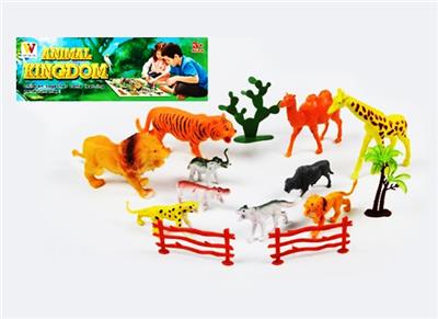 10只装仿真动物套 - OBL807914