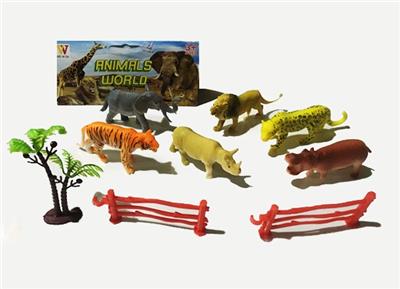 6只仿真动物 - OBL807916