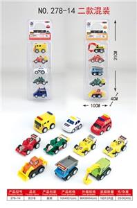 回力工程车赛车警车5只 - OBL807930