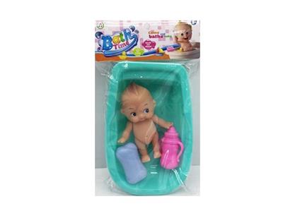 浴盆配搪胶三毛娃娃 - OBL808046