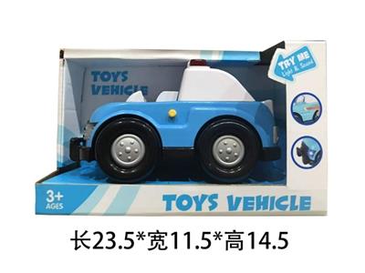 滑行灯光音乐警车（蓝色） - OBL808153