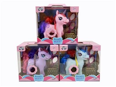 One-horned elven horses - OBL808186