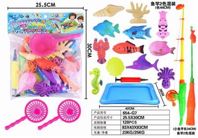 Magnetic fishing bags with inflatable pool - OBL808201