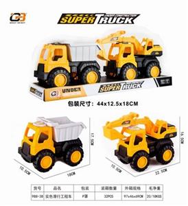 实色滑行工程车 - OBL808213