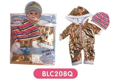 18寸 娃娃衣服带尿裤奶嘴 - OBL809151