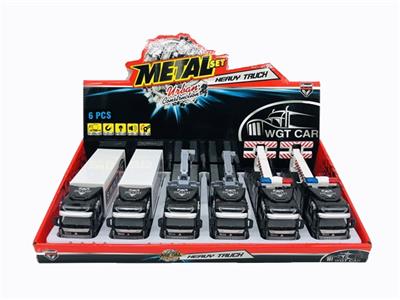 1:50 alloy back in urban rescue display box (6) strip light music (packet 3 * AG3) - OBL809287