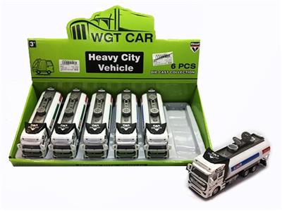 1:50合金回力洒水车2款（展示盒6只） - OBL809305