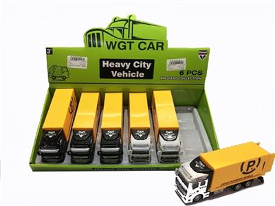 1:50合金回力运输车2款（展示盒6只） - OBL809307