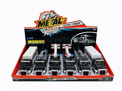 1:50 alloy back in urban rescue three display box (6) strip light music (packet 3 * AG13) - OBL809319