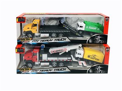 Alloy back to rescue vehicle light music with city car wang (packet 3 * AG13) - OBL809321