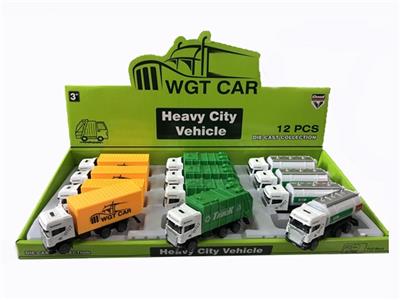 1:6 4 alloy back small truck (display box of 12) European car - OBL809390