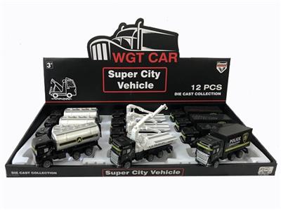 For 4 alloy numerous small rescue vehicle (display box of 12) European car - OBL809392