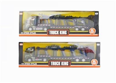 1:50 alloy trailer with 2 Chelsea (black) - OBL809405